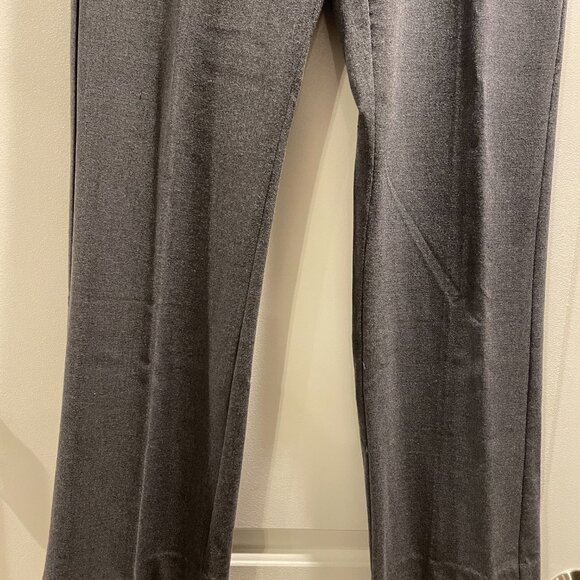 Kenneth Cole Amanda Pants Charcoal Heather Gray Straight Cut size 8 great condit - Picture 4 of 8